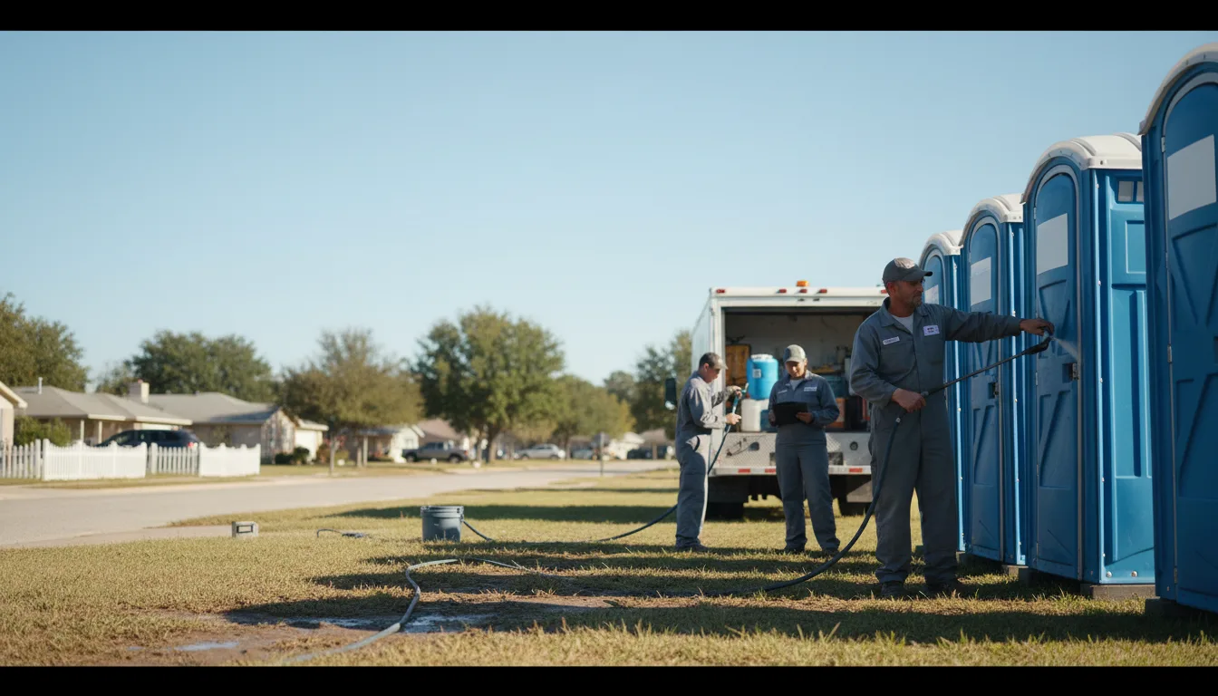 Long-Term Portable Toilet Rental in Starks, LA near me